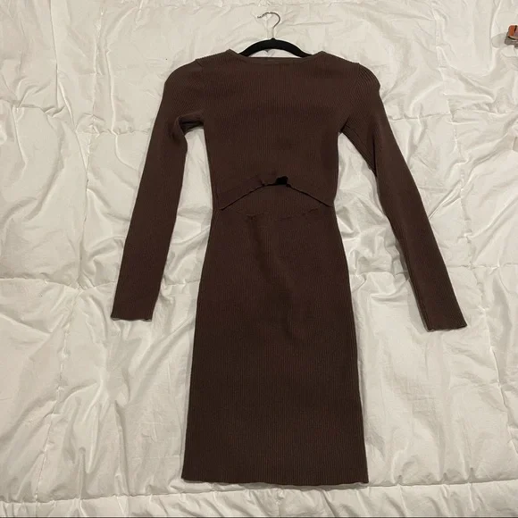 White Fox Boutique | Dresses | White Fox Cut Out Ribbed Dress | Poshmark
